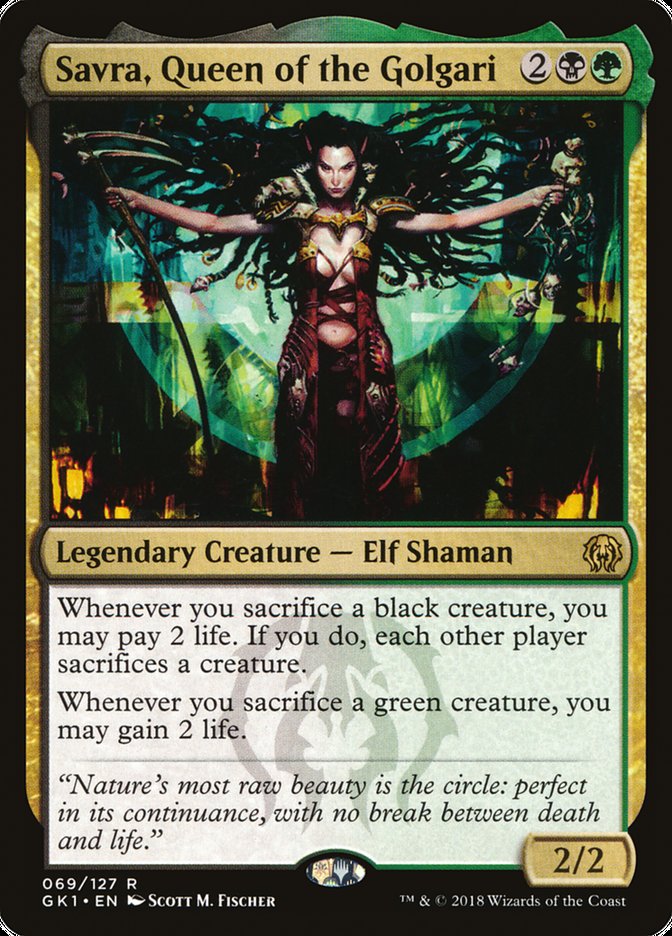 Savra, Queen of the Golgari 69/127 (Guilds of Ravnica: Guild Kits)  | Good Games Modbury