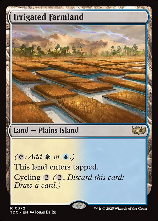 Irrigated Farmland 372 (Commander: Tarkir: Dragonstorm)  | Good Games Modbury