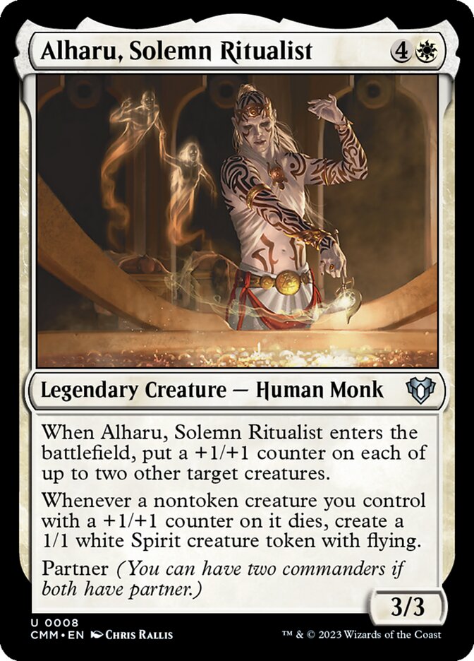 Alharu, Solemn Ritualist 8/451 (Commander Masters)  - Foil | Good Games Modbury