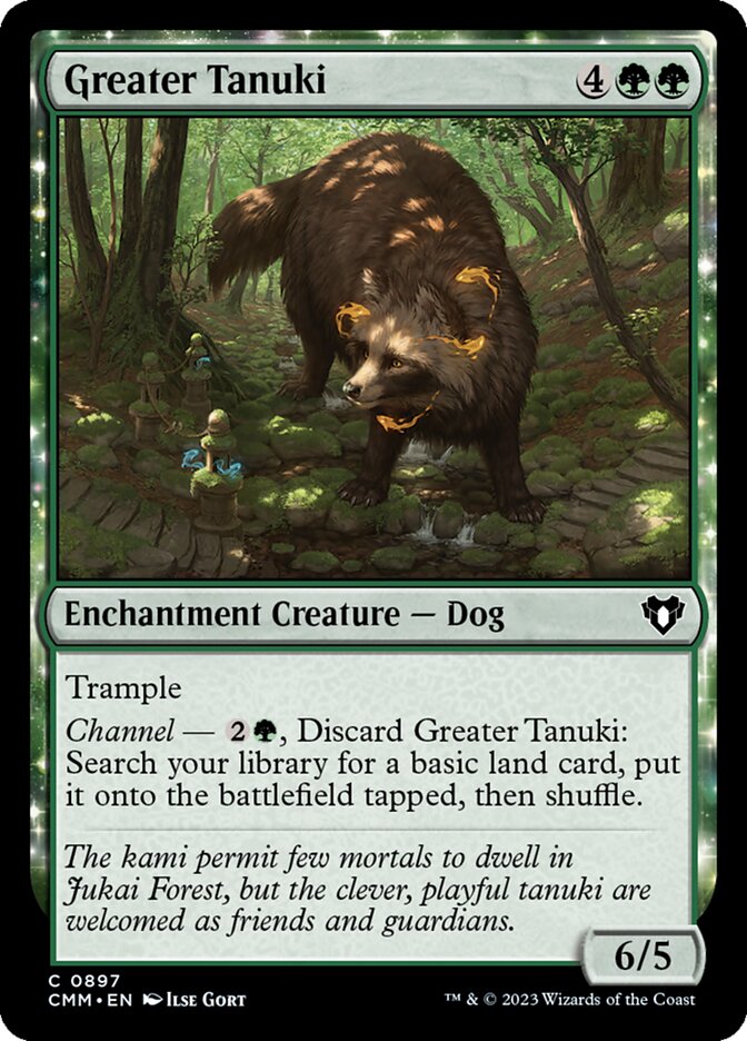 Greater Tanuki 897/451 (Commander Masters)  | Good Games Modbury