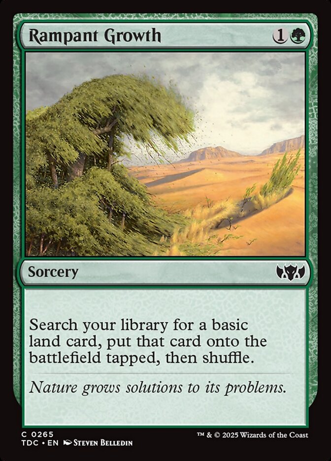 Rampant Growth 265 (Commander: Tarkir: Dragonstorm)  | Good Games Modbury