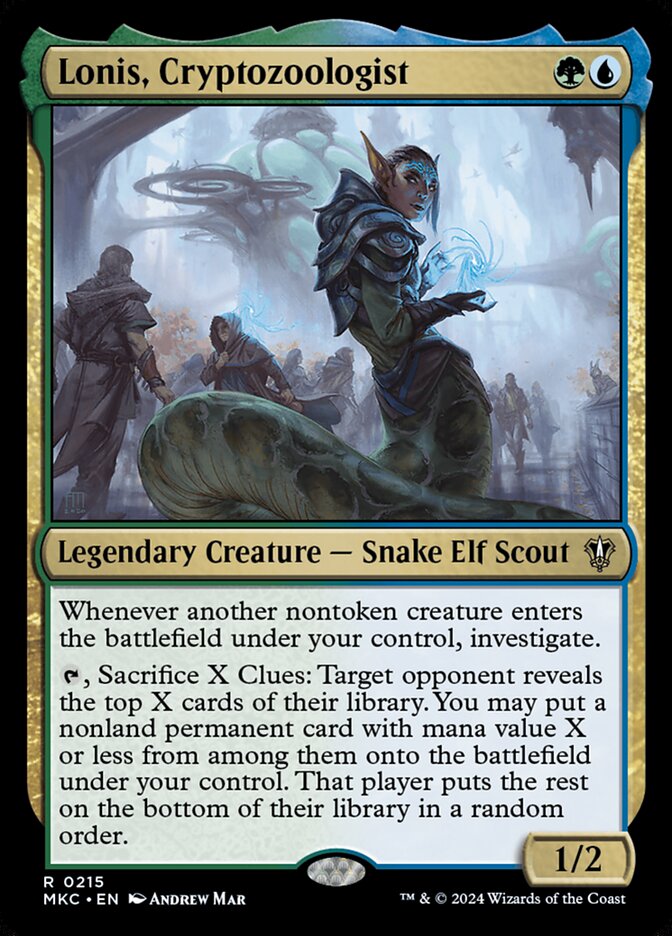 Lonis, Cryptozoologist 215/311 (Commander: Murders at Karlov Manor)  | Good Games Modbury