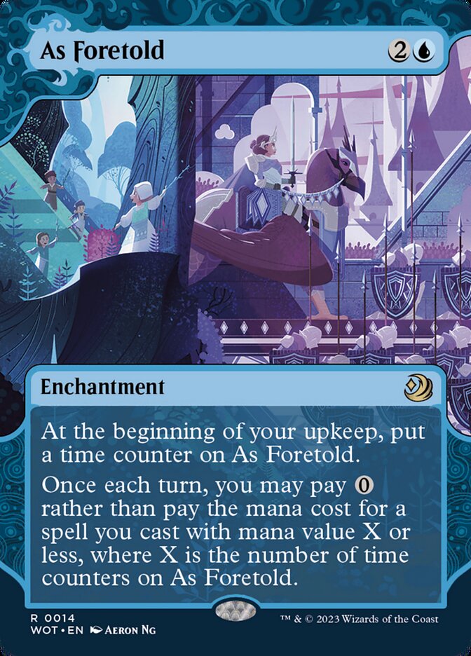 As Foretold 14 (Wilds of Eldraine: Enchanting Tales)  - Showcase | Good Games Modbury