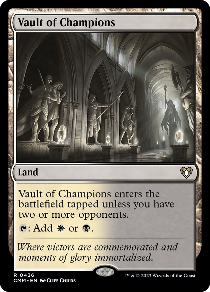 Vault of Champions 436/451 (Commander Masters)  | Good Games Modbury