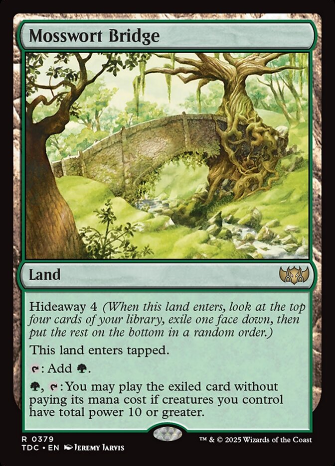 Mosswort Bridge 379 (Commander: Tarkir: Dragonstorm)  | Good Games Modbury