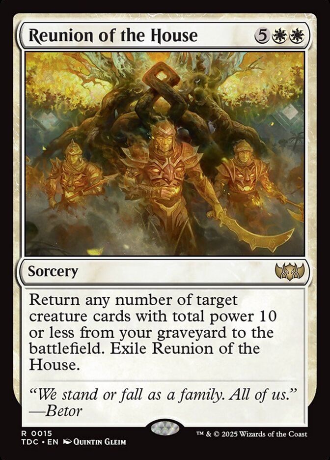 Reunion of the House 15 (Commander: Tarkir: Dragonstorm)  | Good Games Modbury