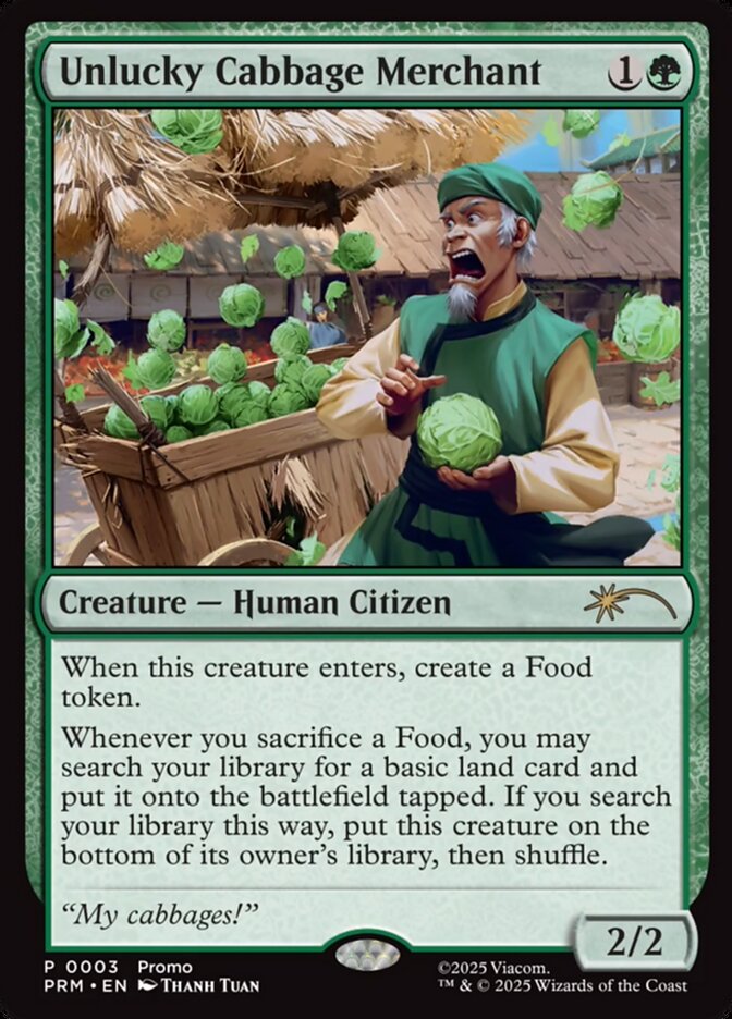 Unlucky Cabbage Merchant 15/1 (Unique and Miscellaneous Promos)  | Good Games Modbury