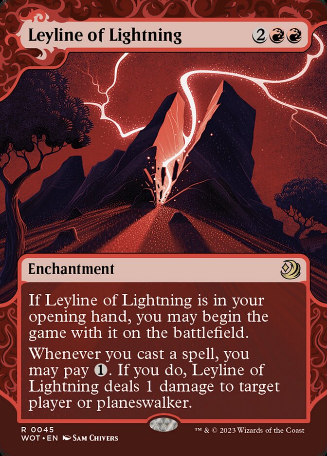 Leyline of Lightning 45/63 (Wilds of Eldraine: Enchanting Tales)  - Showcase Foil | Good Games Modbury