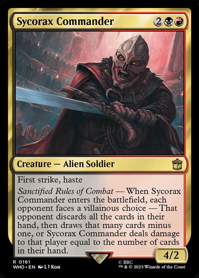 Sycorax Commander 161/331 (Universes Beyond: Doctor Who)  | Good Games Modbury