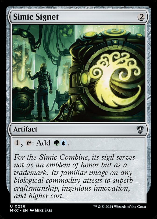 Simic Signet 236 (Commander: Murders at Karlov Manor)  | Good Games Modbury