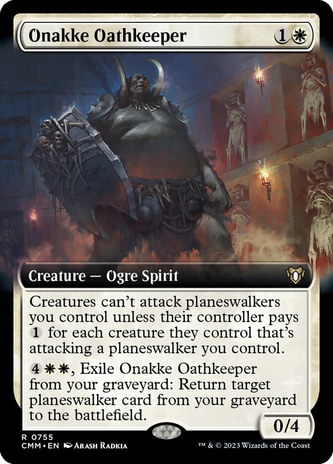 Onakke Oathkeeper 755/451 (Commander Masters)  - Extended Art | Good Games Modbury