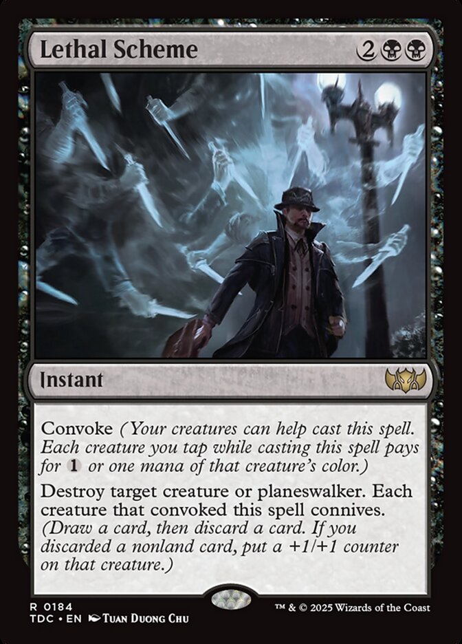 Lethal Scheme 184 (Commander: Tarkir: Dragonstorm)  | Good Games Modbury