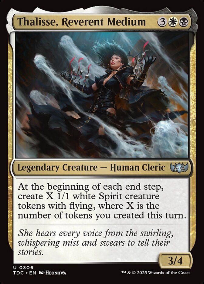 Thalisse, Reverent Medium 306 (Commander: Tarkir: Dragonstorm)  | Good Games Modbury