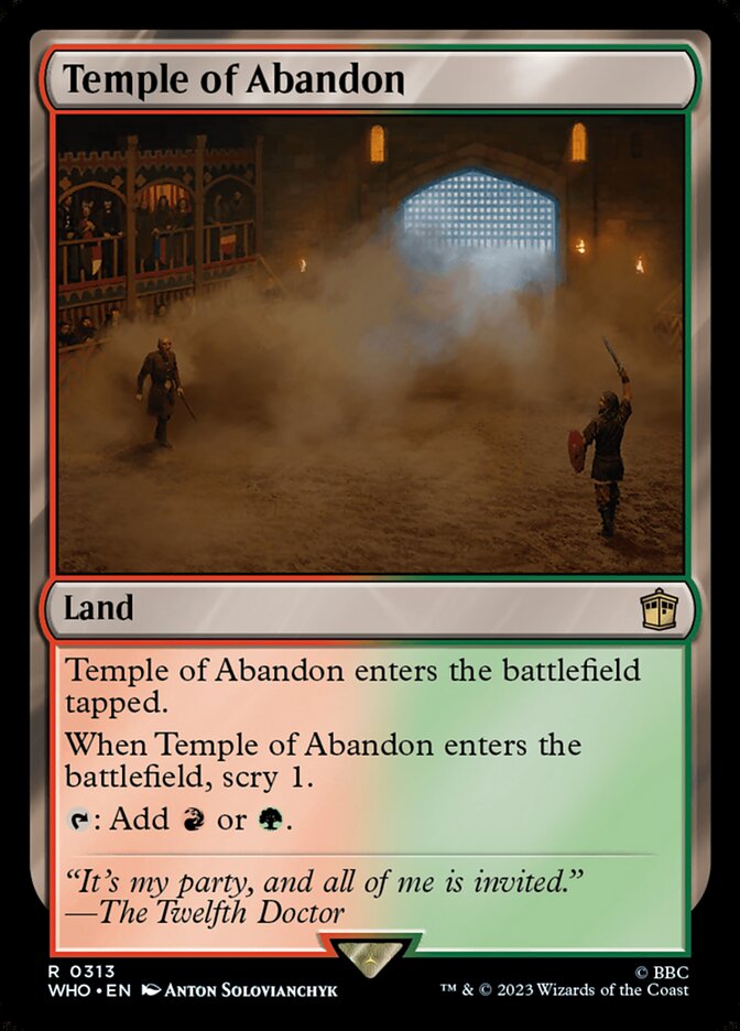 Temple of Abandon 313/331 (Universes Beyond: Doctor Who)  | Good Games Modbury