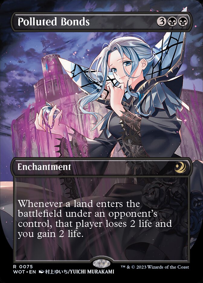 Polluted Bonds 75 (Wilds of Eldraine: Enchanting Tales)  - Borderless | Good Games Modbury