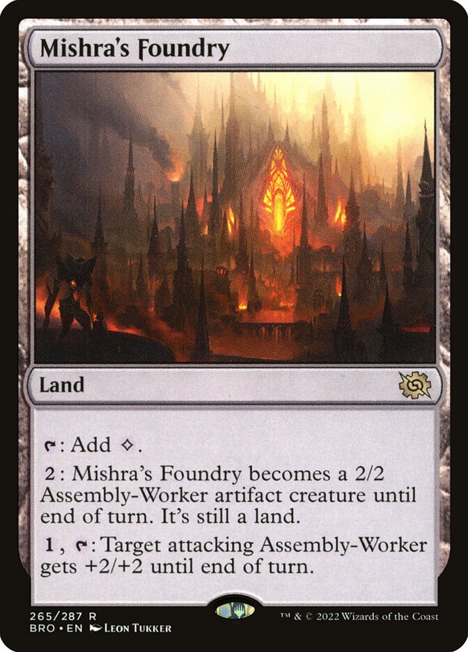 Mishra's Foundry 265 (The Brothers' War)  - Foil | Good Games Modbury