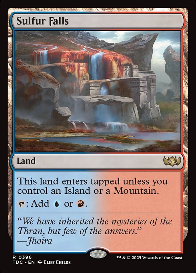 Sulfur Falls 396 (Commander: Tarkir: Dragonstorm)  | Good Games Modbury