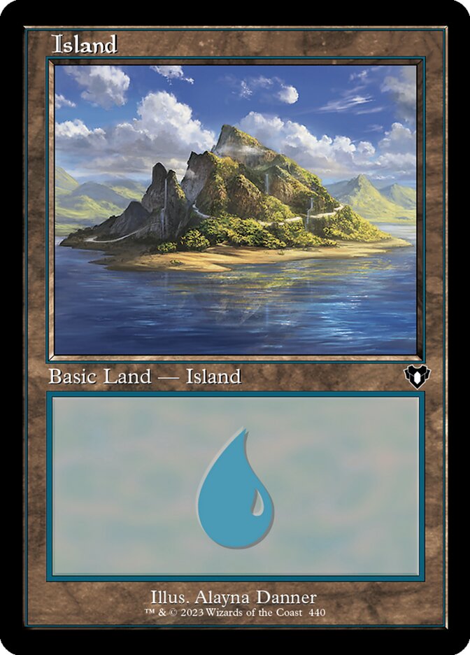 Island 440/451 (Commander Masters)  - Retro Foil | Good Games Modbury