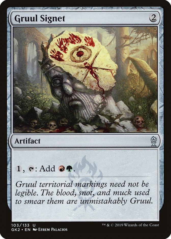 Gruul Signet 103/133 (Ravnica Allegiance: Guild Kits)  | Good Games Modbury