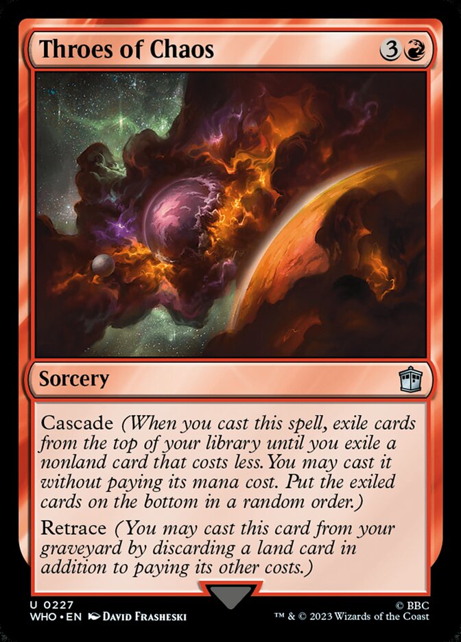 Throes of Chaos 227/331 (Universes Beyond: Doctor Who)  - Foil | Good Games Modbury