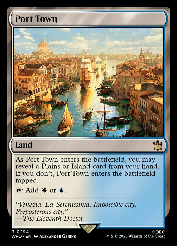 Port Town 294/331 (Universes Beyond: Doctor Who)  - Foil | Good Games Modbury