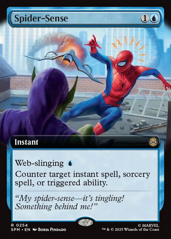 Spider-Sense 254/198 (Marvel's Spider-Man)  - Extended Art Foil | Good Games Modbury