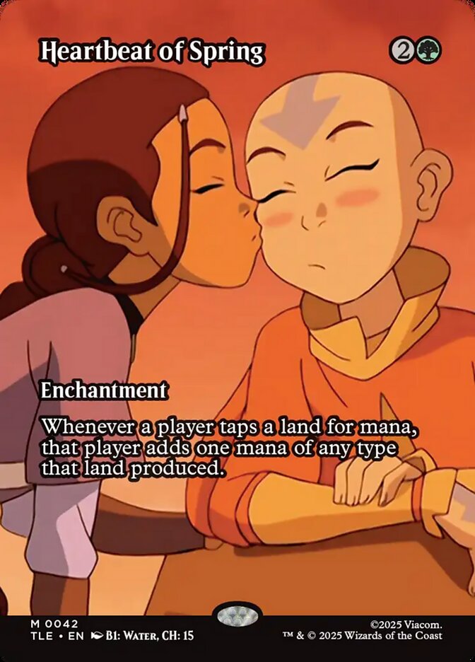 Heartbeat of Spring 42/317 (Avatar: The Last Airbender: Eternal-Legal)  - Borderless Foil | Good Games Modbury