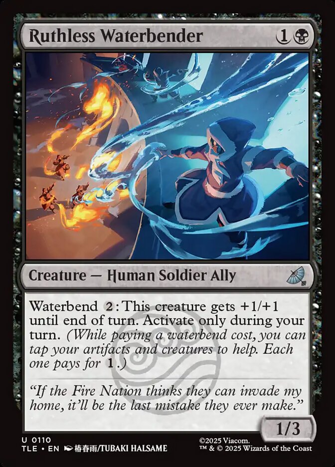 Ruthless Waterbender 110/317 (Avatar: The Last Airbender: Eternal-Legal)  - Foil | Good Games Modbury