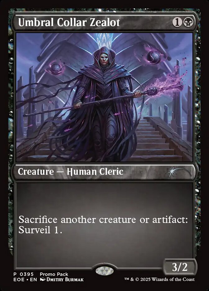 Umbral Collar Zealot 395/276 (Promo Pack: Edge of Eternities)  - Foil | Good Games Modbury