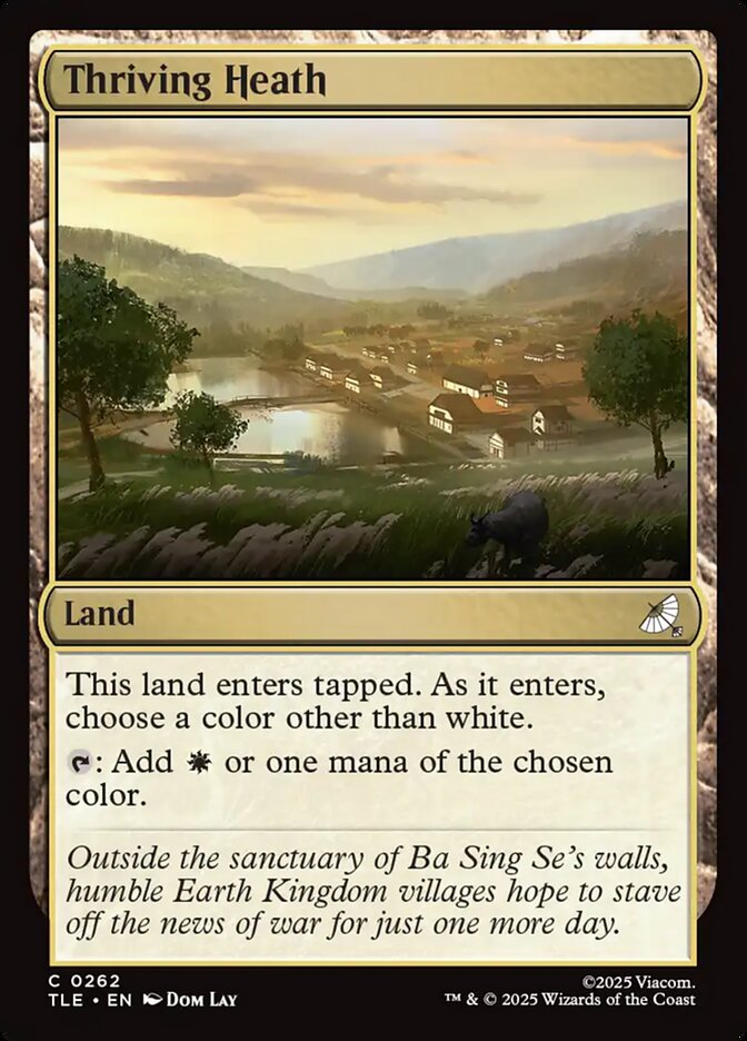 Thriving Heath 262 (Avatar: The Last Airbender: Eternal-Legal)  - Foil | Good Games Modbury