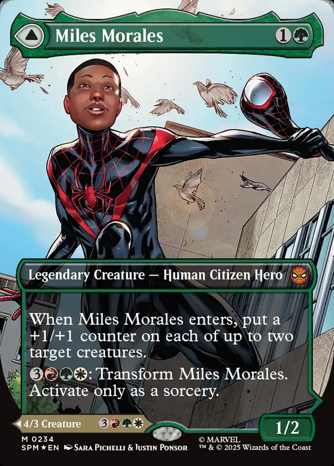Miles Morales // Ultimate Spider-Man 234 (Marvel's Spider-Man)  - Borderless Foil | Good Games Modbury