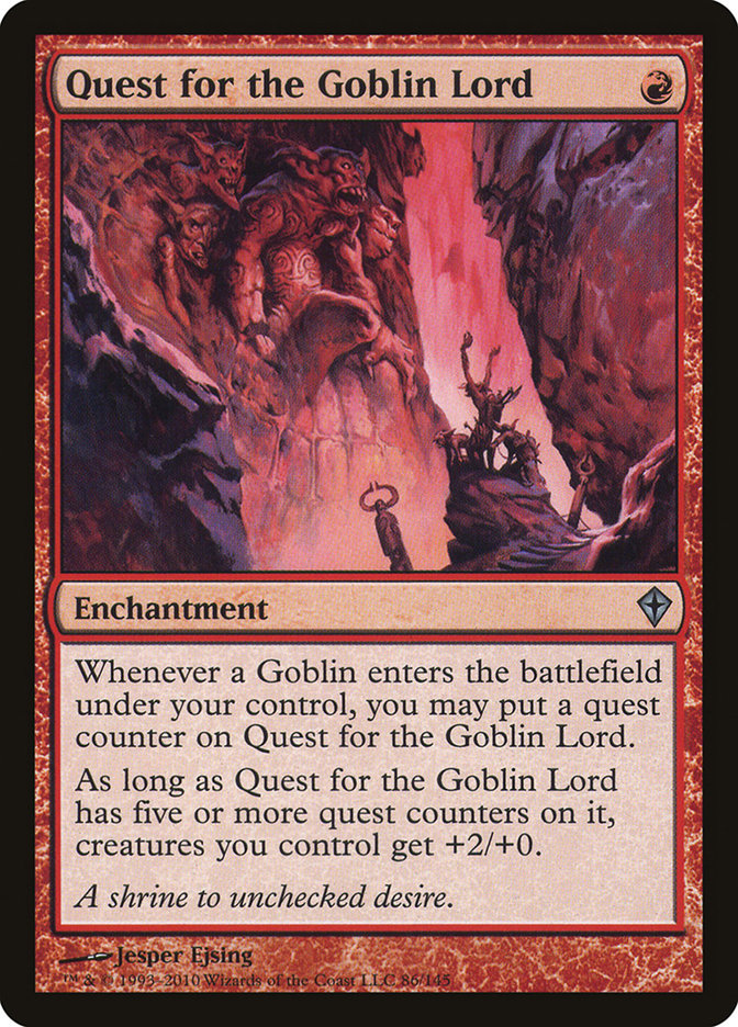 Quest for the Goblin Lord 86/145 (Worldwake)  - Foil | Good Games Modbury