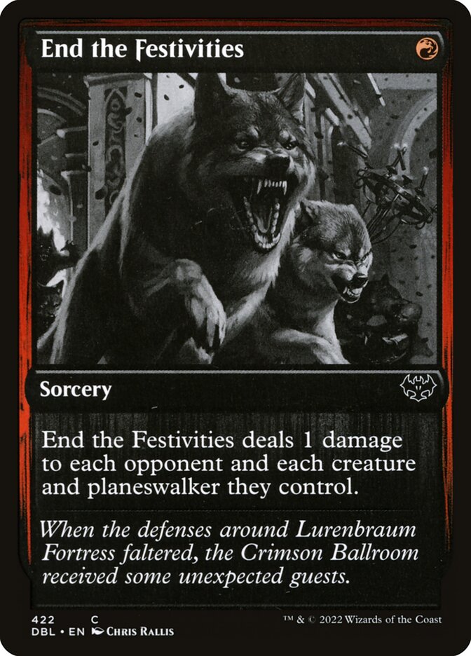 End the Festivities 422/534 (Innistrad: Double Feature)  - Foil | Good Games Modbury