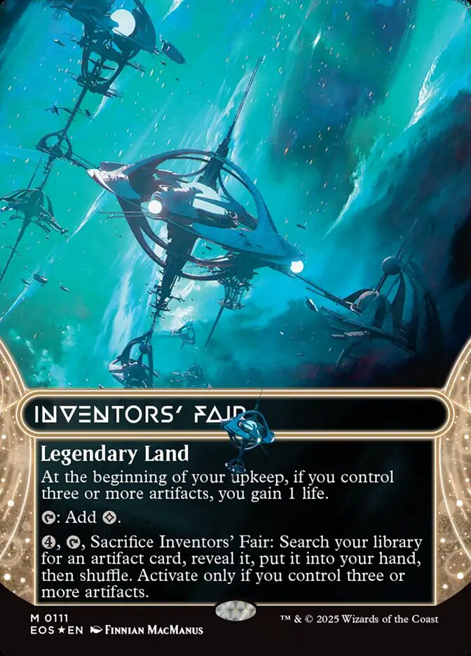 Inventors' Fair 111/45 (Edge of Eternities: Stellar Sights)  - Borderless Galaxy Foil | Good Games Modbury
