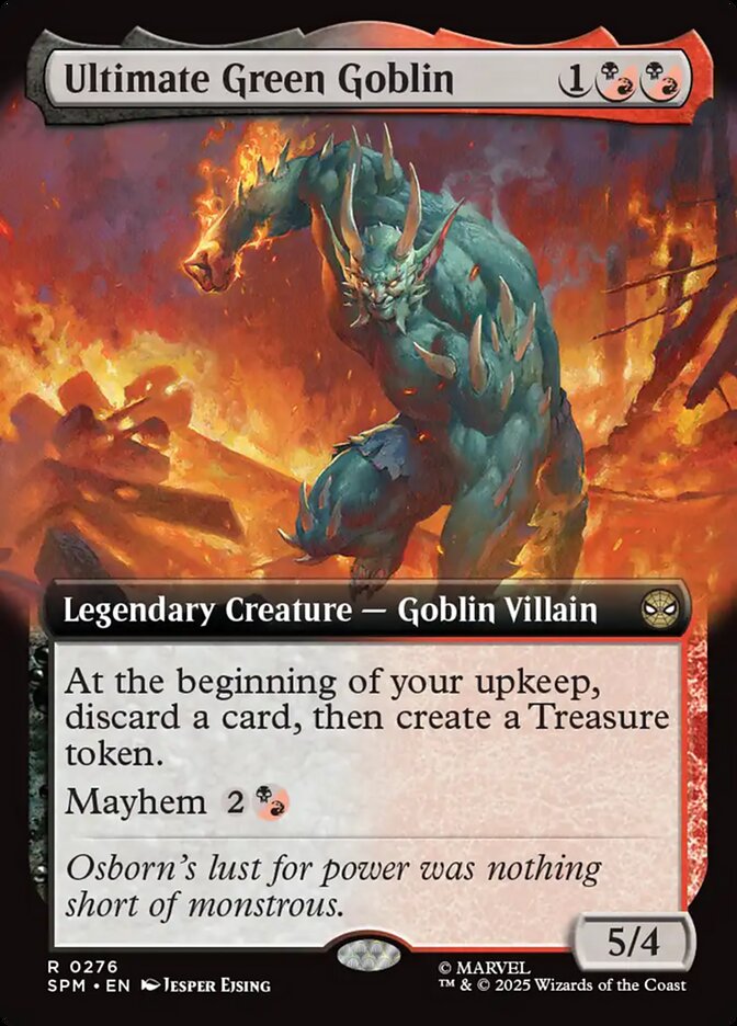 Ultimate Green Goblin 276/198 (Marvel's Spider-Man)  - Extended Art  | Good Games Modbury