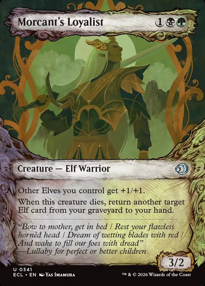 Morcant's Loyalist  341 (Lorwyn Eclipsed)  - Showcase Foil | Good Games Modbury