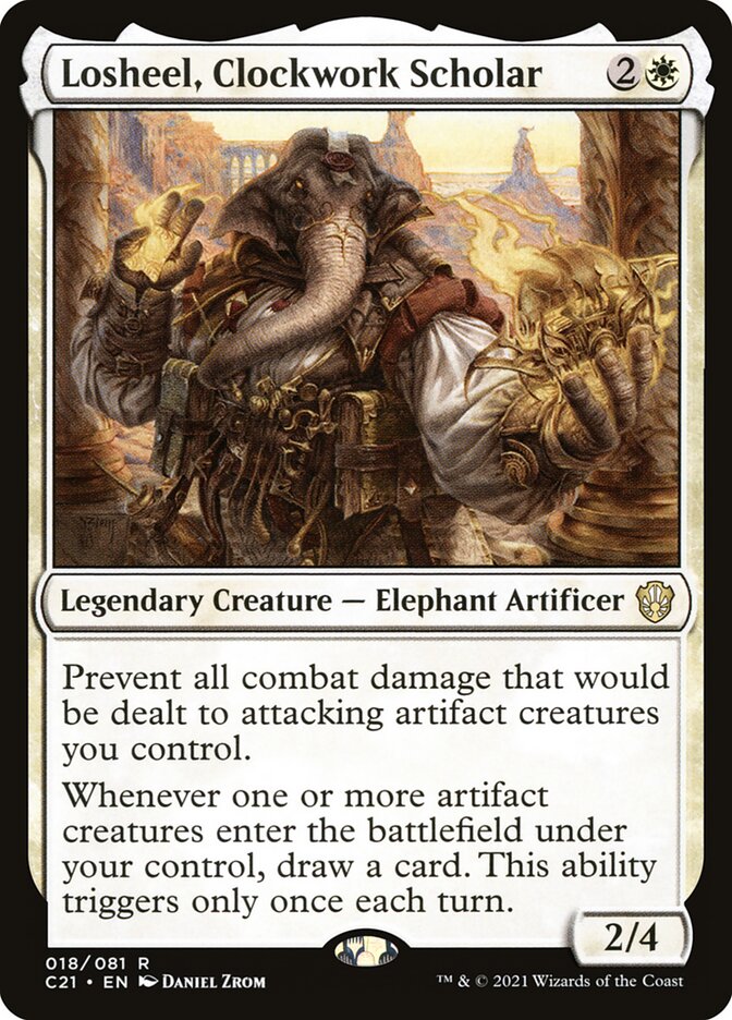 Losheel, Clockwork Scholar 18/81 (Commander 2021)  | Good Games Modbury