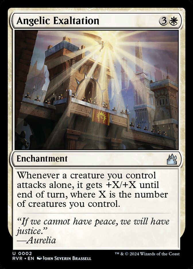 Angelic Exaltation 2/291 (Ravnica Remastered)  - Foil | Good Games Modbury