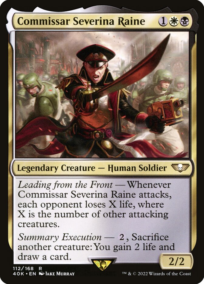 Commissar Severina Raine 112/617 (Universes Beyond: Warhammer 40,000)  | Good Games Modbury