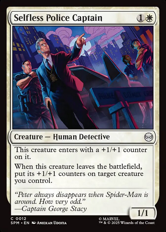 Selfless Police Captain 12/198 (Marvel's Spider-Man)  | Good Games Modbury