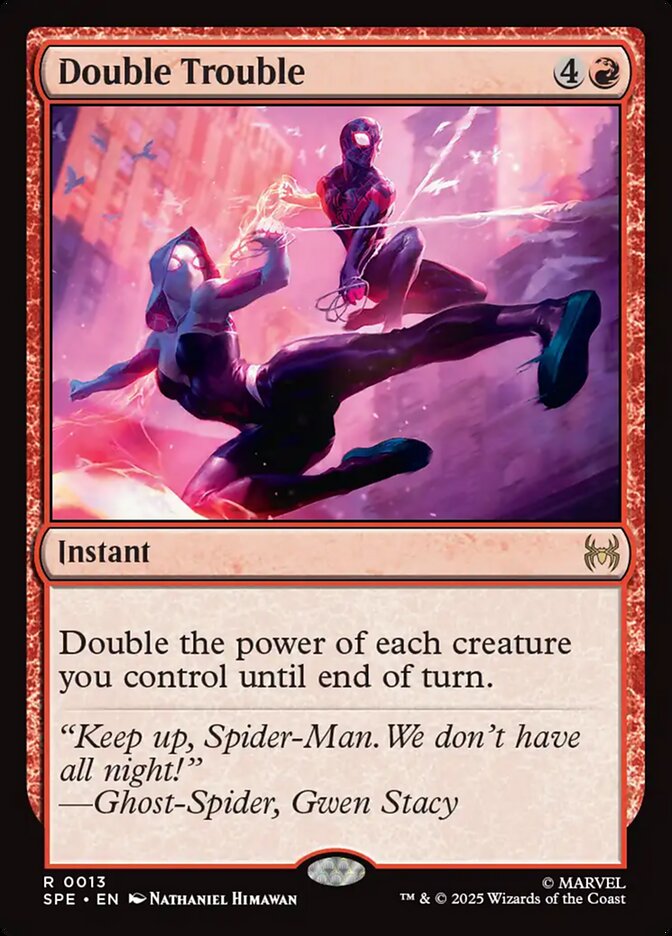 Double Trouble 13/20 (Marvel's Spider-Man: Eternal-Legal)  - Foil | Good Games Modbury