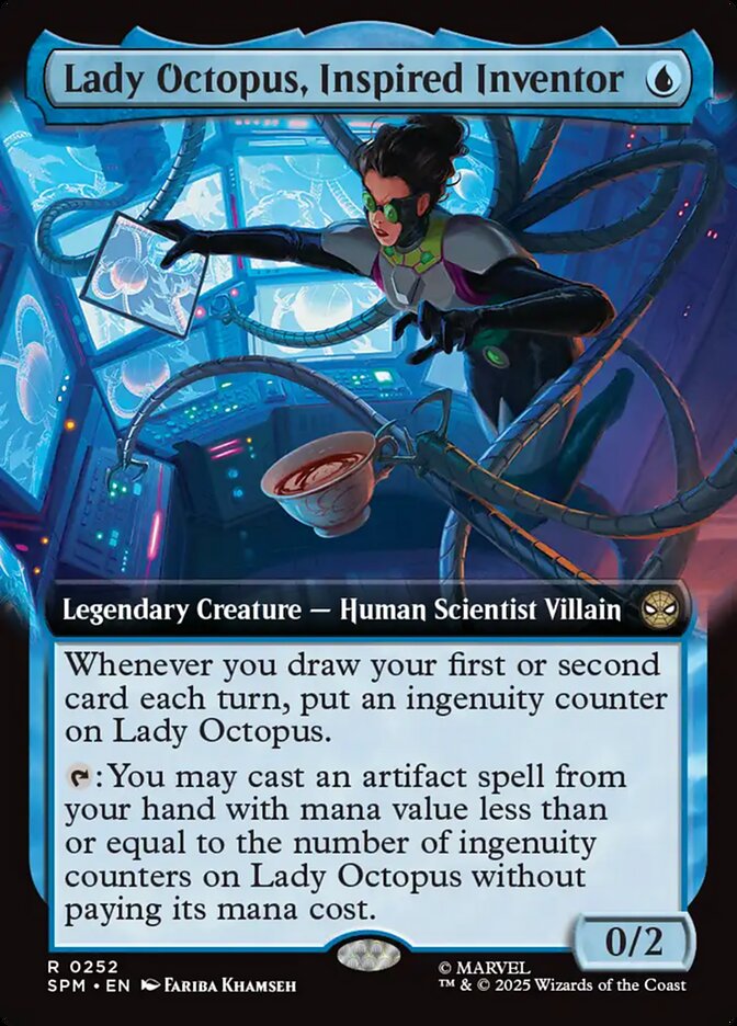Lady Octopus, Inspired Inventor 252/198 (Marvel's Spider-Man)  - Extended Art | Good Games Modbury