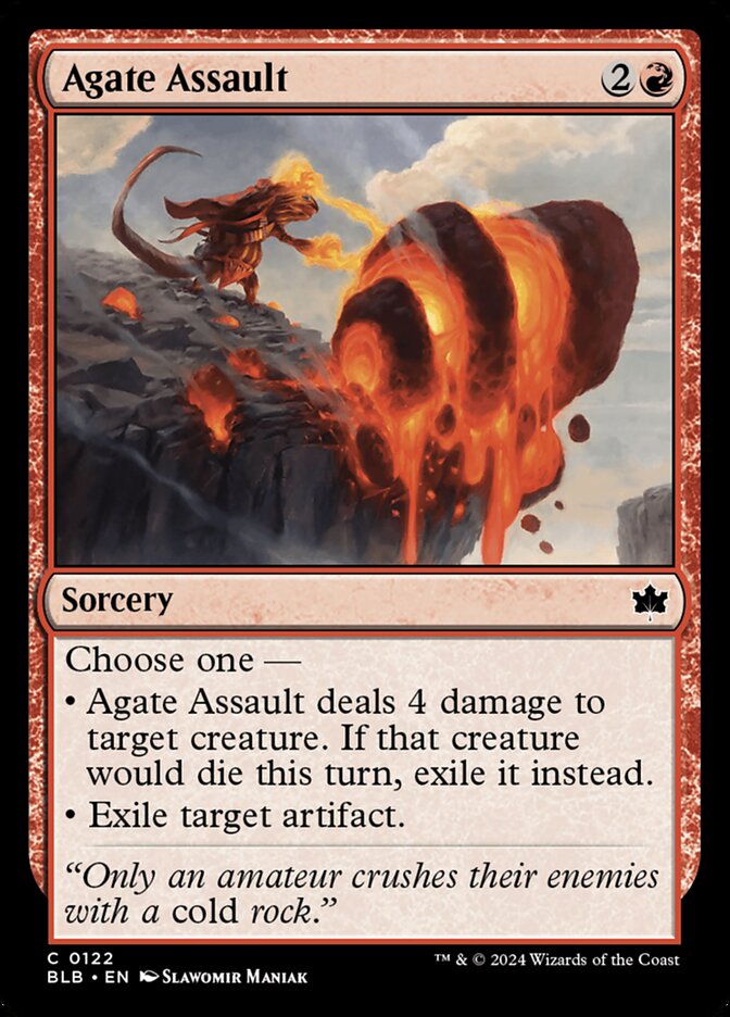Agate Assault 122/281 (Bloomburrow)  - Foil | Good Games Modbury