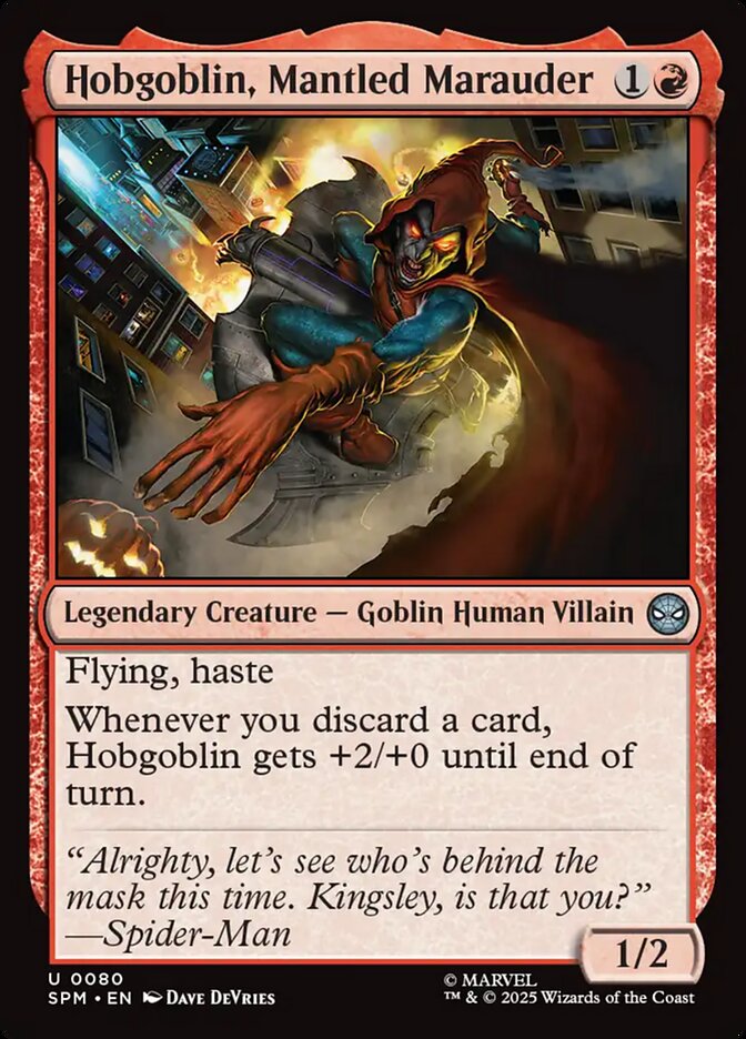 Hobgoblin, Mantled Marauder 80/198 (Marvel's Spider-Man)  | Good Games Modbury