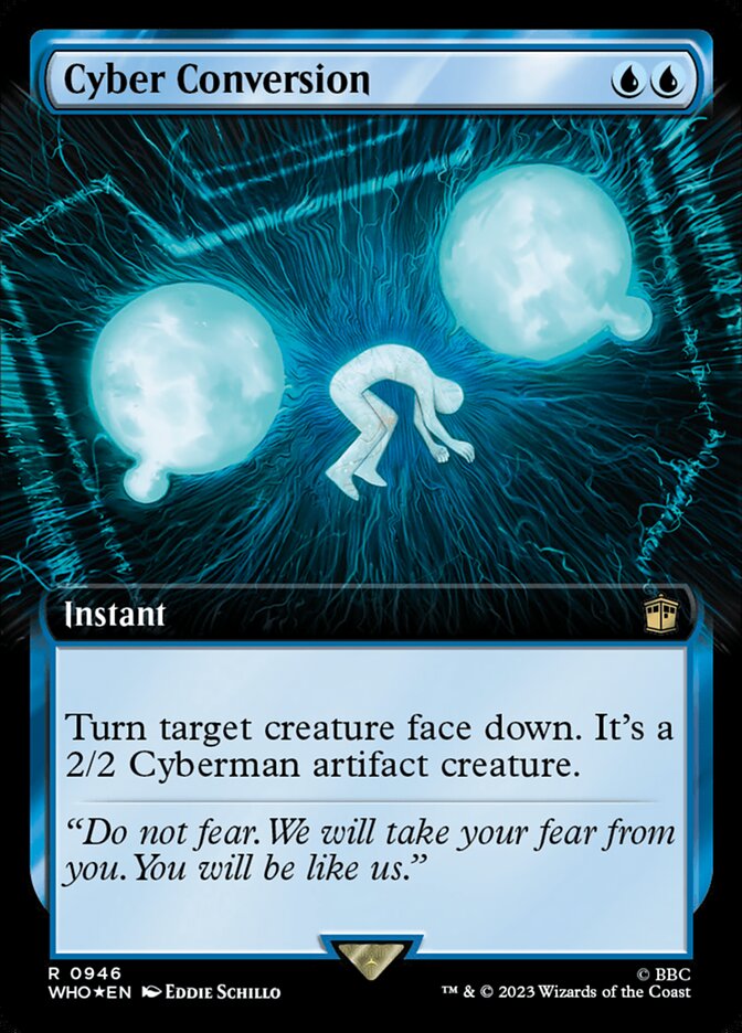 Cyber Conversion 946/331 (Universes Beyond: Doctor Who)  - Extended Art Surge Foil | Good Games Modbury