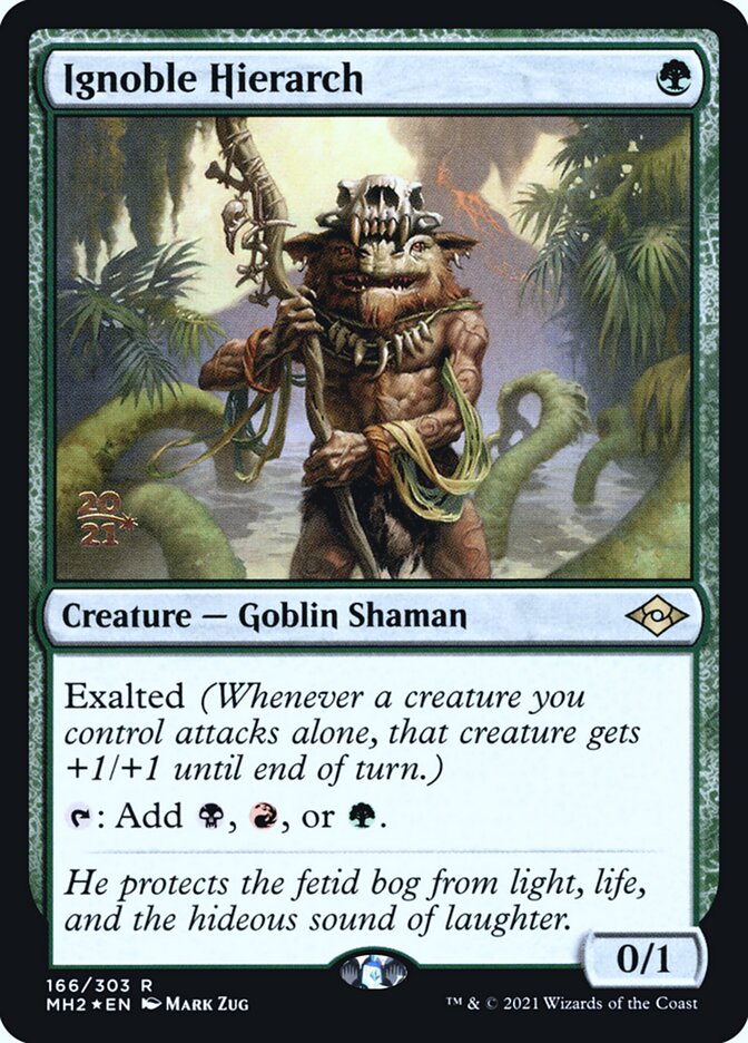 Ignoble Hierarch 166 (Prerelease Cards)  - Foil | Good Games Modbury