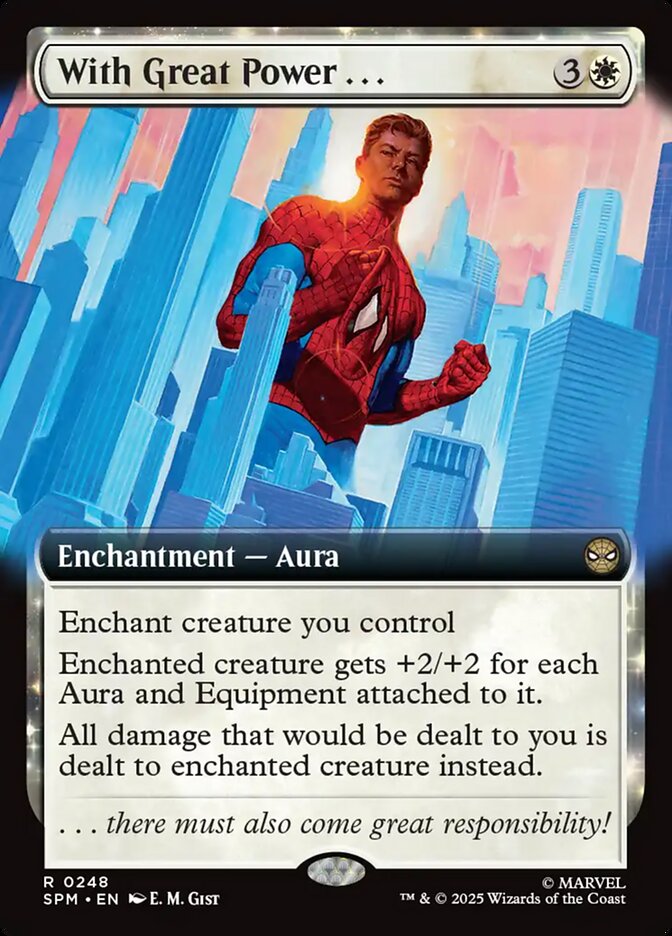 With Great Power . . . 248/198 (Marvel's Spider-Man)  - Extended Art Foil | Good Games Modbury