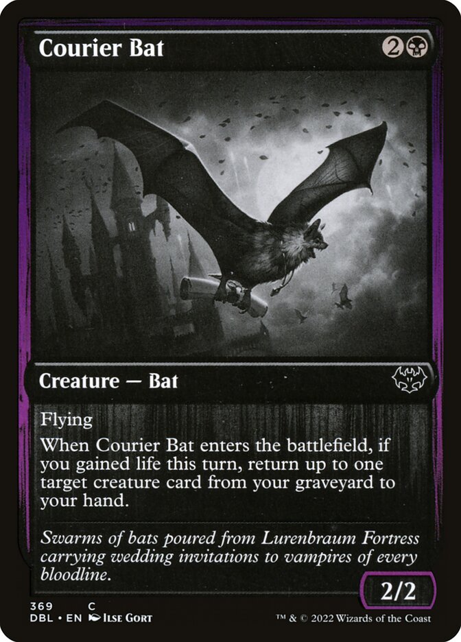 Courier Bat 369/534 (Innistrad: Double Feature)  - Foil | Good Games Modbury