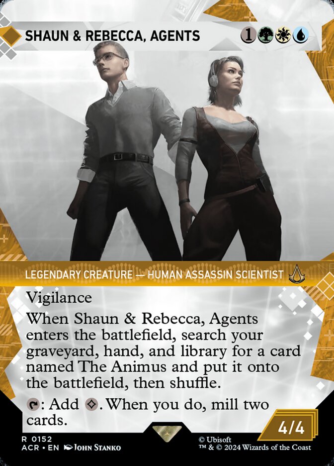 Shaun & Rebecca, Agents 152/110 (Universes Beyond: Assassin's Creed)  | Good Games Modbury