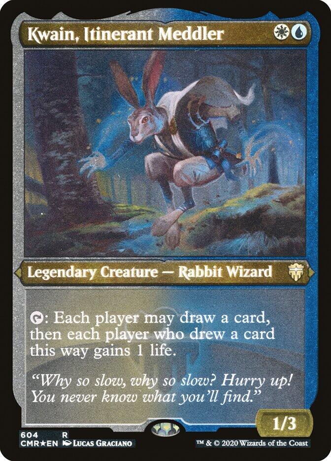 Kwain Itinerant Meddler Foil Etched 604 (Commander Legends)  - Foil | Good Games Modbury